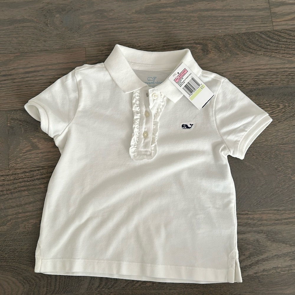 Vineyard Vines toddler girls short sleeve polo